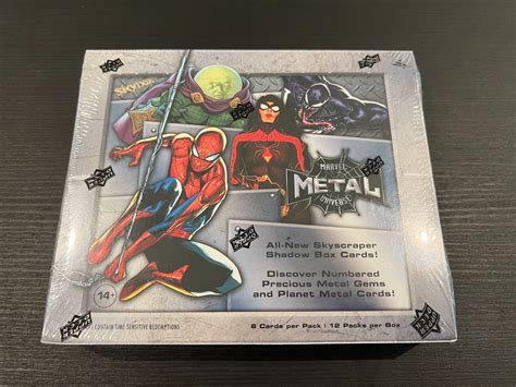 spiderman metal hobby box|skybox metal universe spider man.